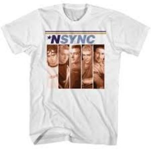 American Classics NSYNC Want You Back White Unisex XL T-Shirt Tee